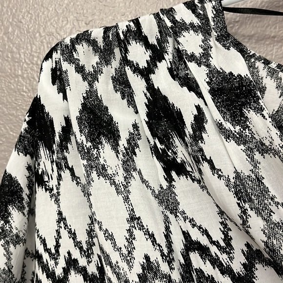 Cotton On Black White Oversized Kimono Top Small Beach Pool coverup - Picture 6 of 13